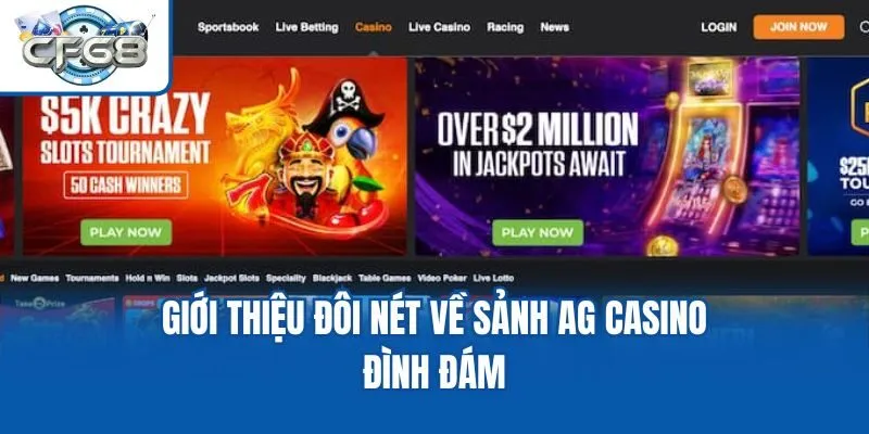 Giới thiệu đôi nét về sảnh AG casino đình đám